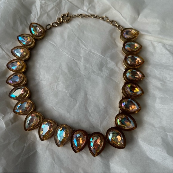 J. Crew Teardrop Crystal Necklace - Picture 9 of 14